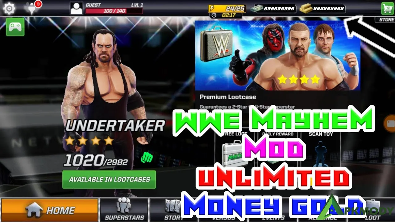 WWE Mayhem MOD 2