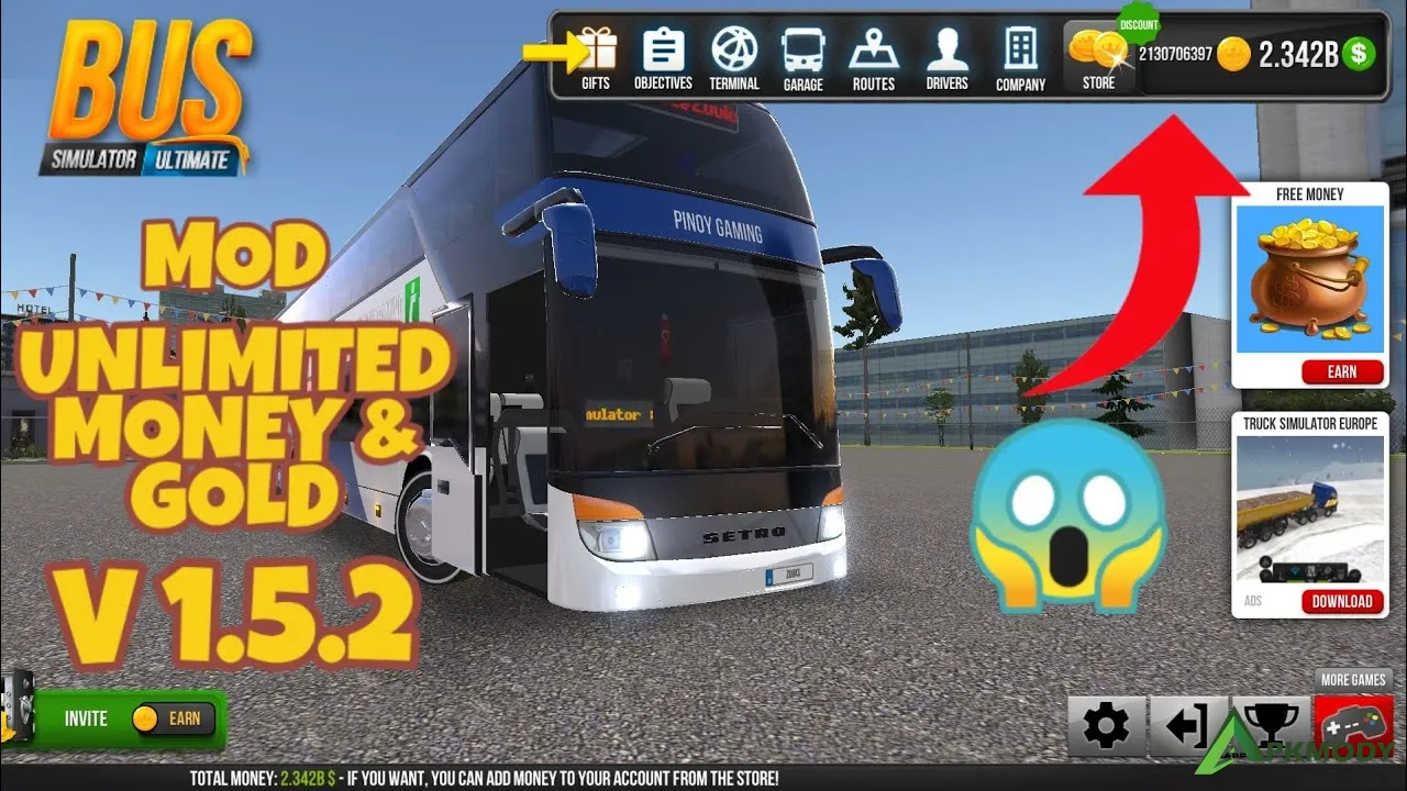 Bus simulator ultimate mod: Trải Nghiệm Đỉnh Cao Với version Tùy Chỉnh